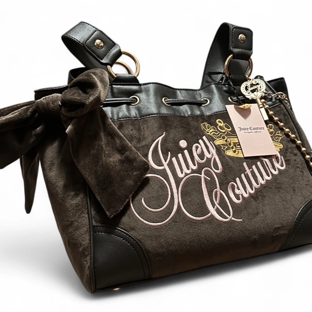 NWT The Key to Juicy Couture Daydreamer Tote in Chocolate